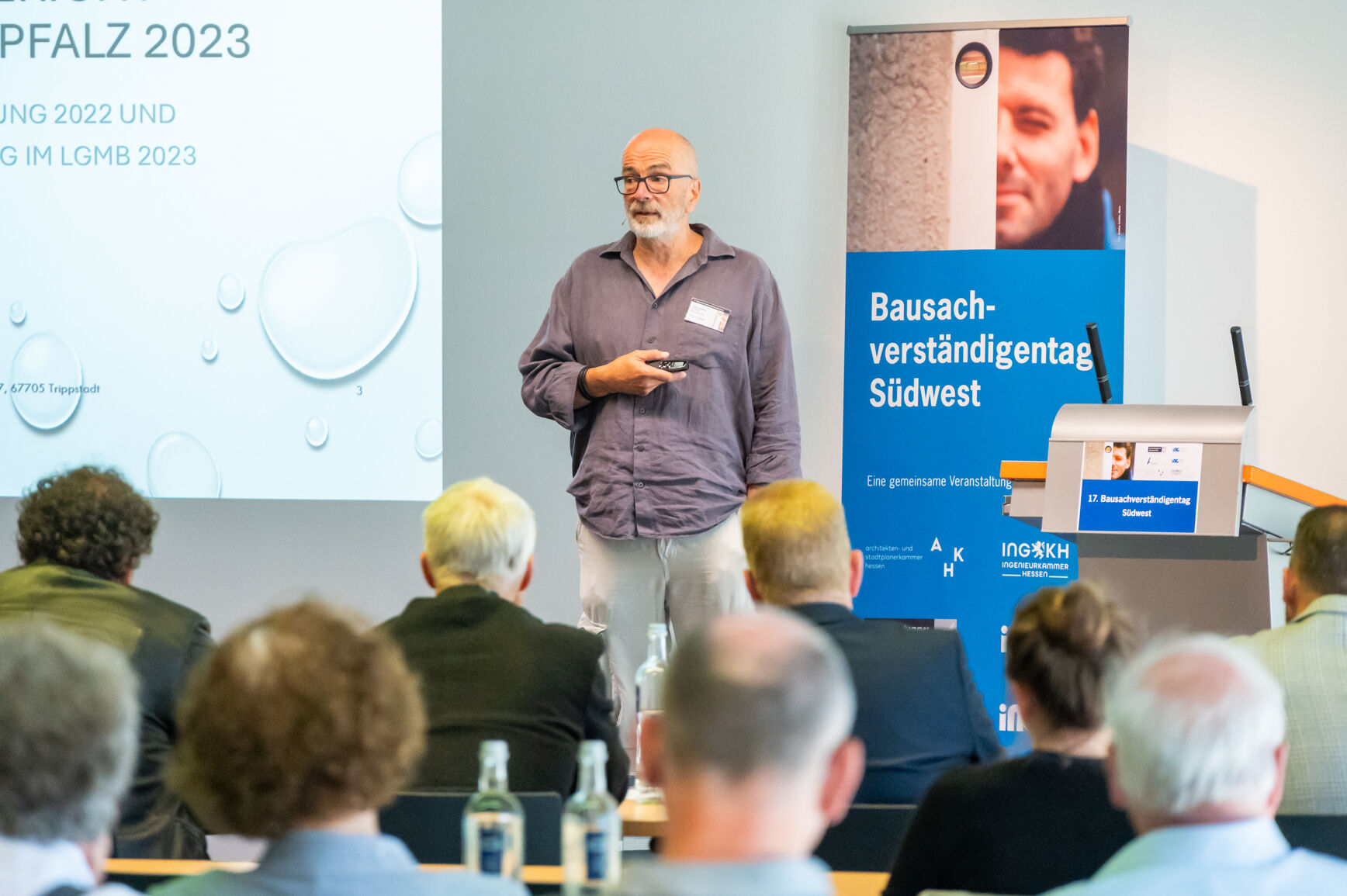 Horst Schmid bei einer Seminarveranstaltung